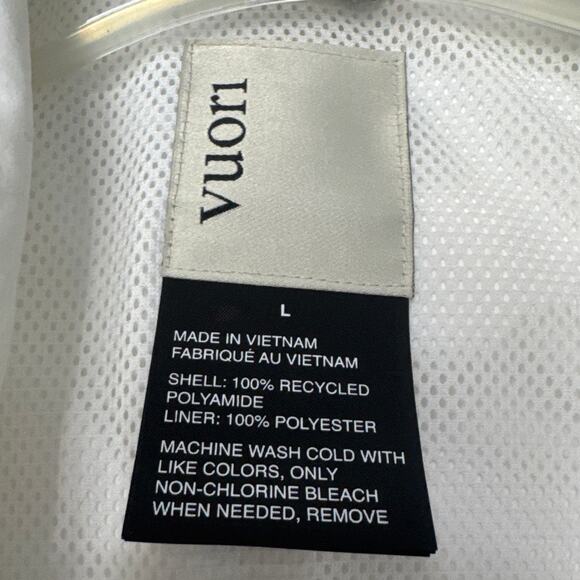 Vuori Womens Willow Jacket White Lightweight Layering Travel SZ L New With Tags - Picture 6 of 7